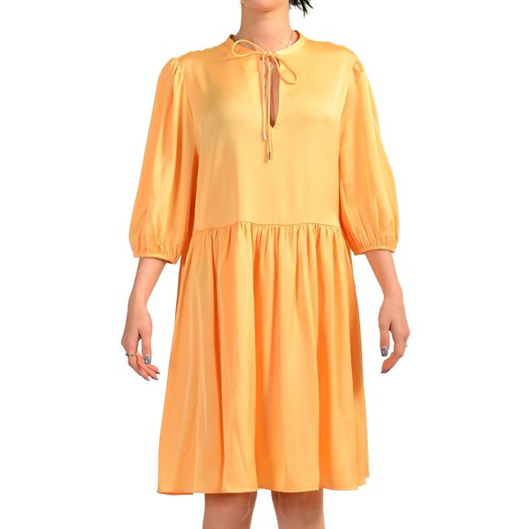 Hugo Boss Women's "C_Dorena" 3/4 Sleeve Fit & Flare A-Line Dress US XL IT 46 - Picture 1 of 6